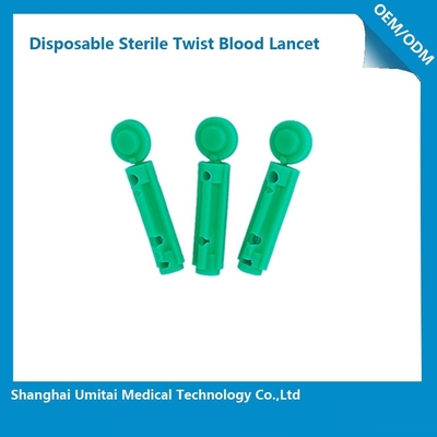 Lancet dùng một lần không dùng Sterile máu để thu máu 1.8 - 2.4mm Kích thước