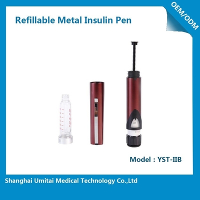 bút insulin màu trắng với kim mịn để điều trị bệnh tiểu đường