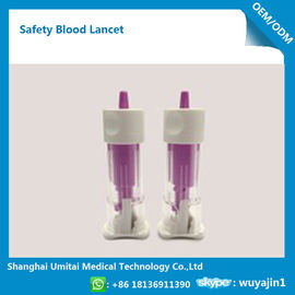 Vận hành dễ dàng Đường trong máu Đường lót / đồ dùng một lần Lancet dùng một lần 21-30G